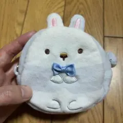 すみっこぐらし　うさぎの形のポーチ　手のりぬいぐるみセット