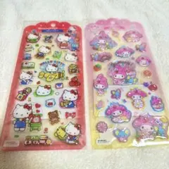 【正規品】ハローキティ　マイメロディー ドロップジェリーシール