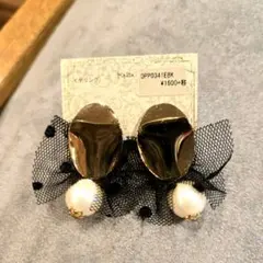 kaza パール＆レース イヤリング