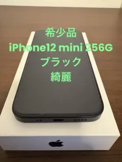 美品　Apple iPhone12mini ブラック　256G
