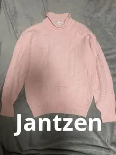 希少・美品Jantzen ジャンセン タートルネック ニット ピンク 毛100%のサムネイル