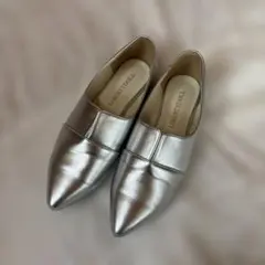 【LibertyDoll】スリット入り切り替えフラットパンプス