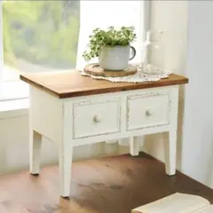 サリュ Salut! 引き出し付きミニテーブル 木製 インテリア 雑貨