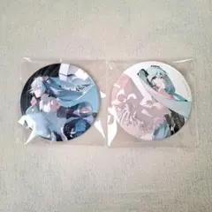 初音ミク 缶バッジ 16th Rella 2個セット