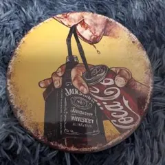 Jack Daniel's Coca-Cola インテリ 円形　20センチ