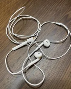 Lightning接続ホワイト有線イヤフォン