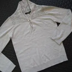 PAGEBOY グレー 長袖ニットのサムネイル