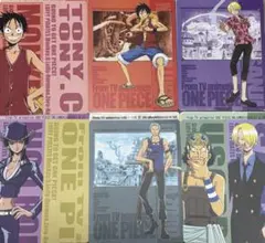 ONE PIECE ワンピース　ジャンボカードダス　W DXシール　6枚セット