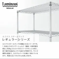 luminous スチールラック　棚板3枚セット