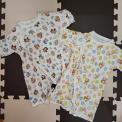 ミッキーとプーのベビー肌着セット