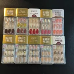 【早い者勝ち】ダッシングディバ　マジックプレス　ネイルチップ 10個セット