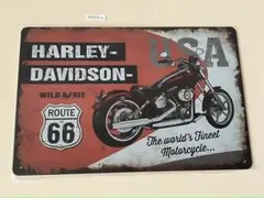 HARLEY-DAVIDSON ブリキ看板 インテリア 昭和レトロ