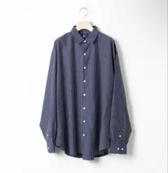 KANEMASA PHIL. STRIPE DRESS JERSEY SHIRT