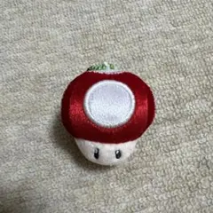 赤いキノコ ストラップ付きキャラクター