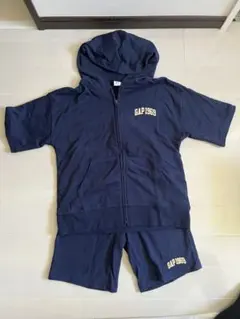 新品タグなし　キッズ　GAP フルジップパーカー セットアップ　ネイビー