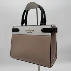 kate spade ハンドバッグ ベージュ/ホワイト/ブラック