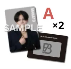 BE:FIRST DOME TOUR 2024-2025 マナト トレカ A B