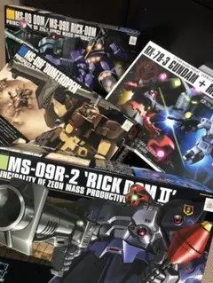ガンプラまとめ売り　リックドム　ドム　シャア専用　hguc