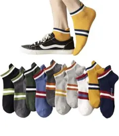 靴下メンズ ソックス くるぶしソックス ショートソックス綿 抗菌防臭 10足組