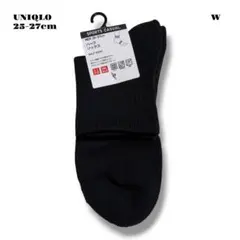 未使用品！ UNIQLO ハーフ ソックス ブラック 黒 MEN 25-27cmのサムネイル