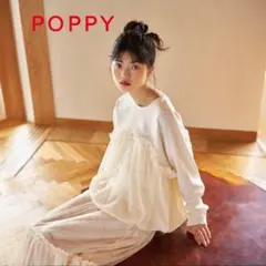 Poppy 花柄チュールワンピース あさぎーにょ POPPY tokyo/あさぎーにょ 花柄シアーワンピース