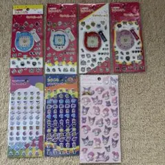 たまごっち　キラキラシール２　プチプチシール　マイメロ　クロミ　ぷくっとシールのサムネイル