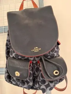 美品⭐︎coachシグネチャーバックパック