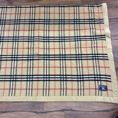 Burberry 大判毛布　ウール　100% 西川
