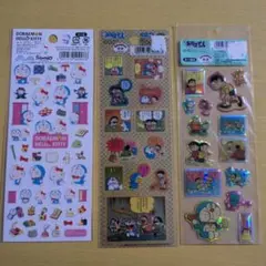 Doraemon Hello Kitty キャラクターシール 3セット