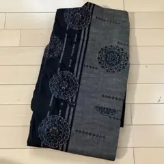 長板藍染 小紋 着物 綿100% 無形文化財 - メルカリ