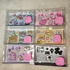 ミニちゅるシール　6個セット　GIGO限定　うるちゅるポップシール