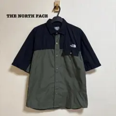 美品 THE NORTH FACE ショートスリーブヌプシシャツ バイカラーのサムネイル