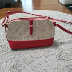 OPAQUE.CLIP ショルダーバッグ レッド　夏用かばんのサムネイル