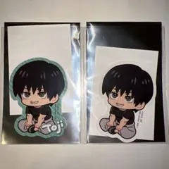 るかっぷ展 るかっぷ 呪術廻戦ダイカットステッカー 伏黒甚爾2枚セット