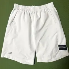 バボラ　テニス用ハーフパンツ L ホワイト