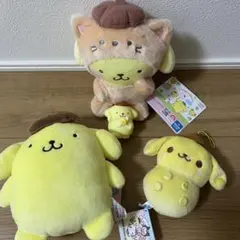 サンリオ ❤️ ポムポムプリン レトロ ぬいぐるみ 激レア 1999年製