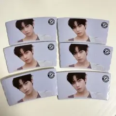 BTS テテ V コンポーズコーヒー カップホルダー 6枚セット カップスリーブ