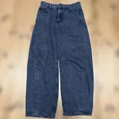GU バレルレッグジーンズ　M 標準丈
