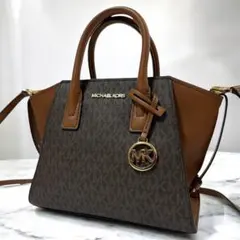 美品 マイケルコース 2way ショルダーバッグ MKシグネチャー