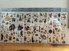 匿名配送 大人の図鑑シール ディズニー 8枚セット プリンセス プーさん