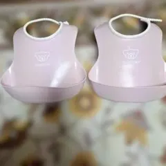 BABYBJÖRN ピンク お食事エプロン　２個セット