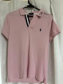 Polo ラルフローレンポロシャツ 半袖 ピンク　着丈64センチ
