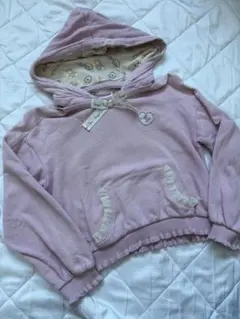 メゾピアノ　女の子　パーカー　取り外し可能