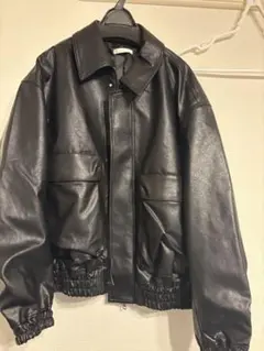 ARTIFICIAL GRAIN SHORT BLOUSON