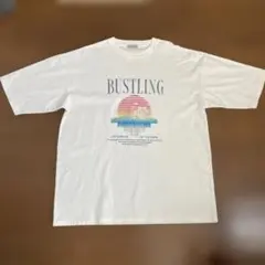 LOWRYS FARM プリントTシャツ ホワイト メンズ