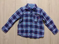 DOUBLE B ダブルビー 長袖シャツ リバーシブル 110cm