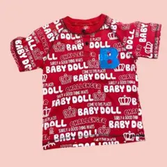 キッズ BABYDOLL Tシャツ 130cm レッドのサムネイル