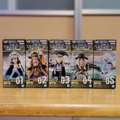 ワンピース ワールドコレクタブルフィギュア ロー VS 黒ひげ海賊団 コンプ