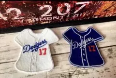 【新品❣️】ユニフォーム　アイロン　ワッペンLAドジャース1枚のサムネイル