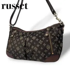 極美品】russet ラシット ショルダーバッグ 肩掛け 斜め掛け 5066 